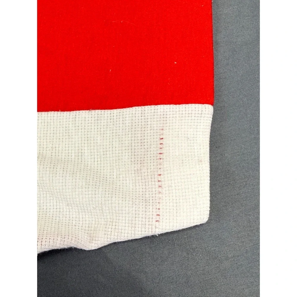 Vintage 90's Nike Colorblock T-Shirt Red White Made in USA Mens M Futura Logo